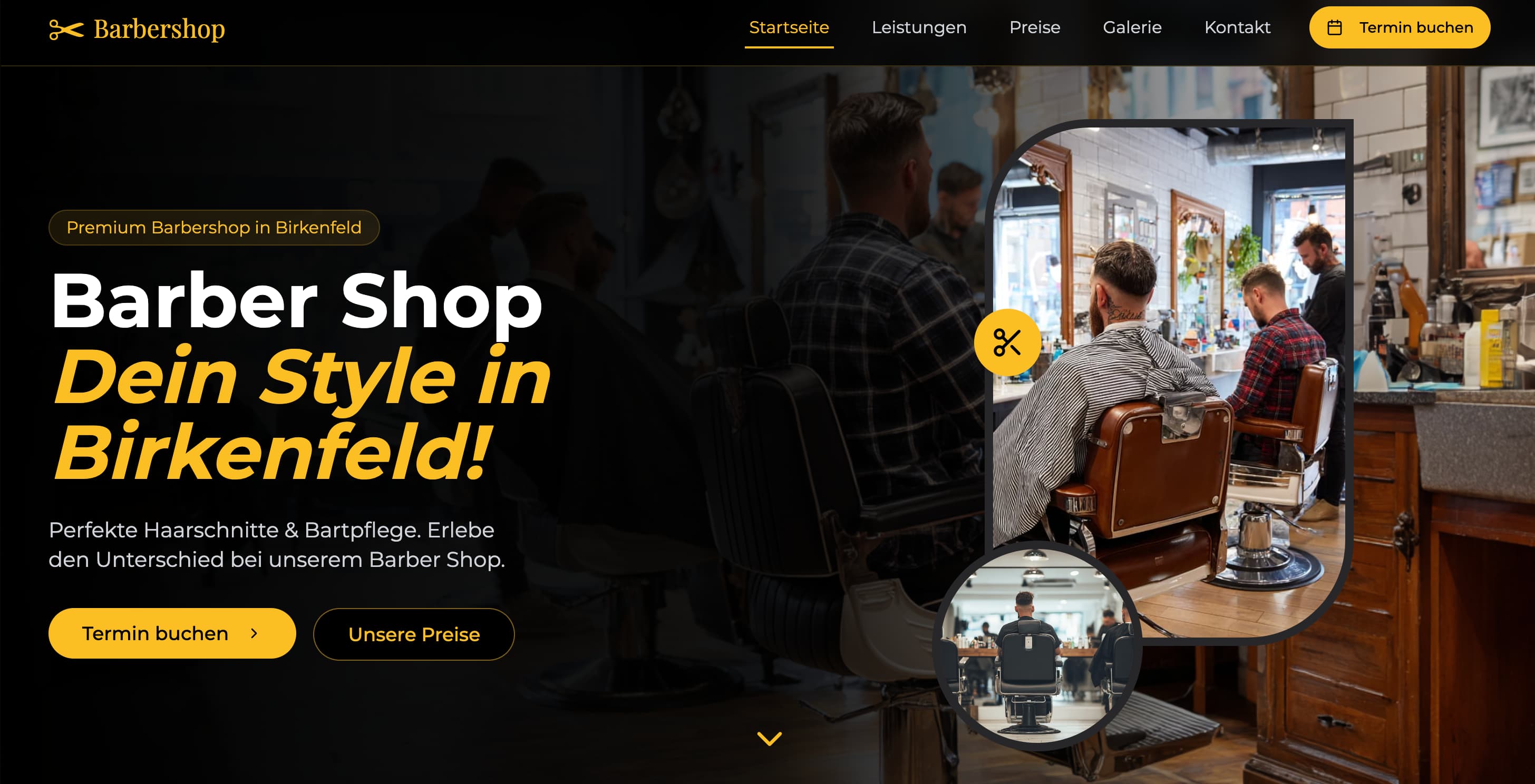 Friseur Webseite