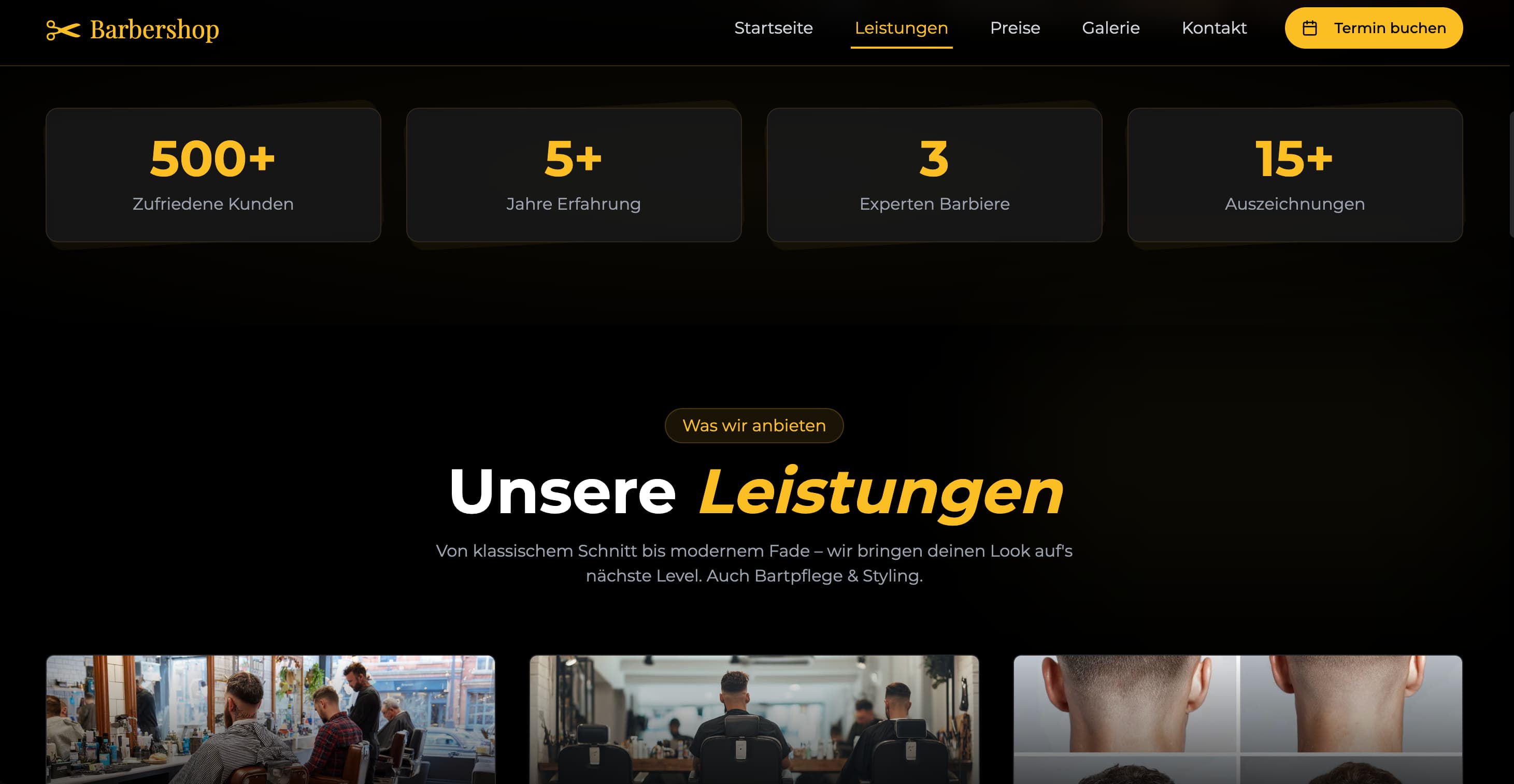 Friseur Leistungen